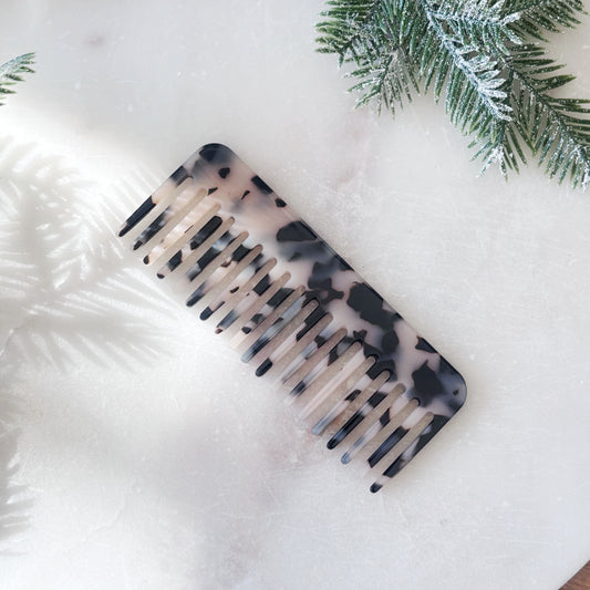 Wide Tooth Comb - Light Tortoise