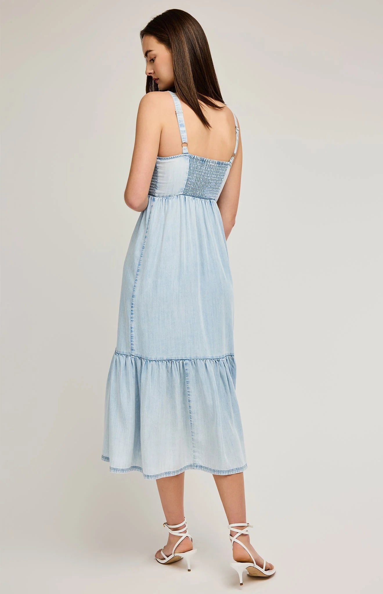 Nova Midi Dress - Light Blue
