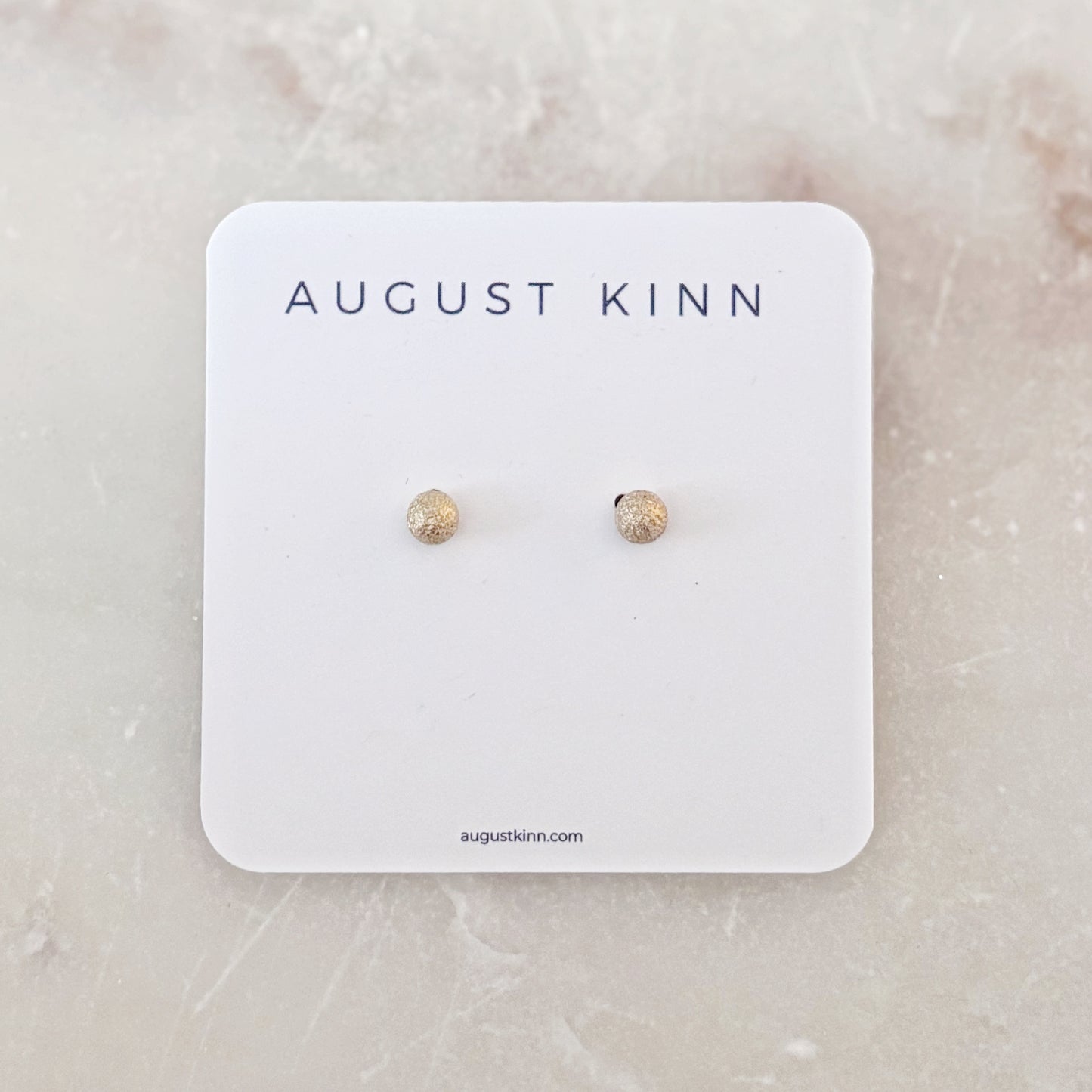 Stud Earrings - Shimmer Ball