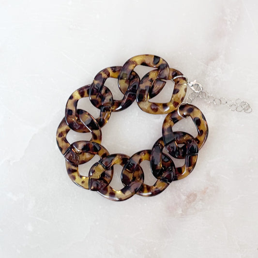 Chain Bracelet - Tortoise
