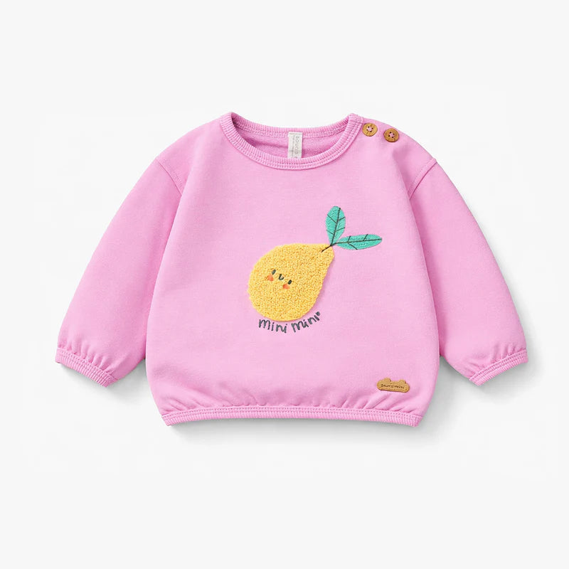 French Terry Sweat Shirt - Pear