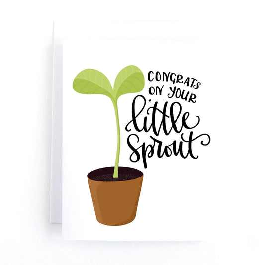 Card - Congrats on your Little Sprout