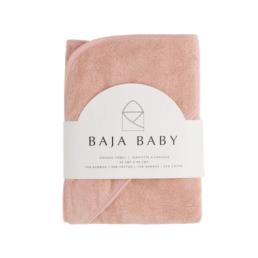 Hooded Towel - Rose