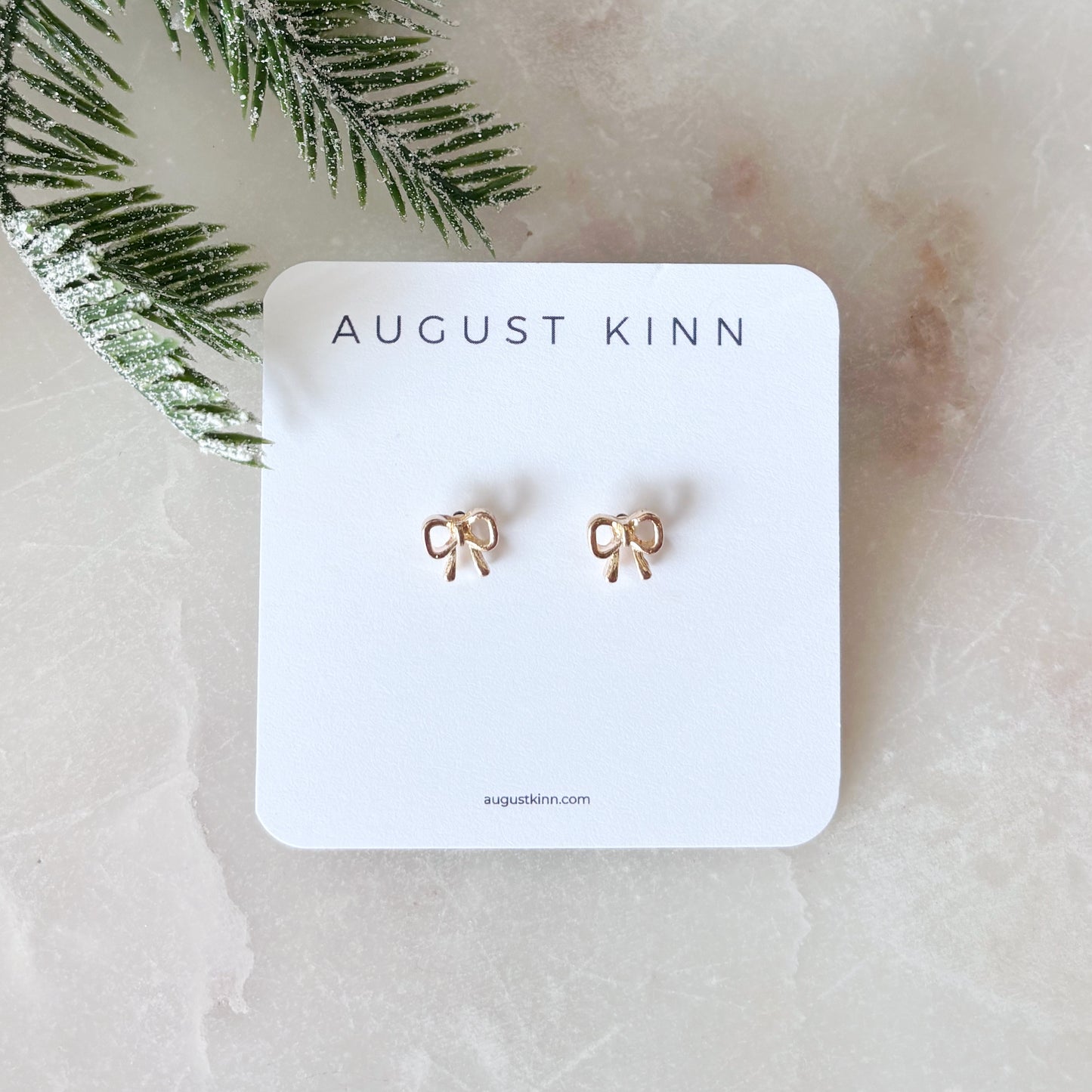 Stud Earrings - Modern Bow