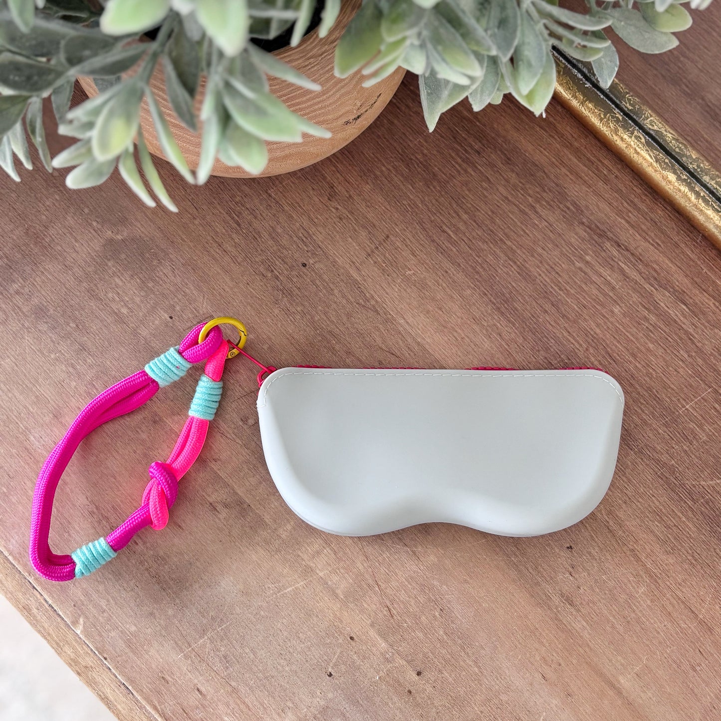 Silicone Sunglass Case - Grey
