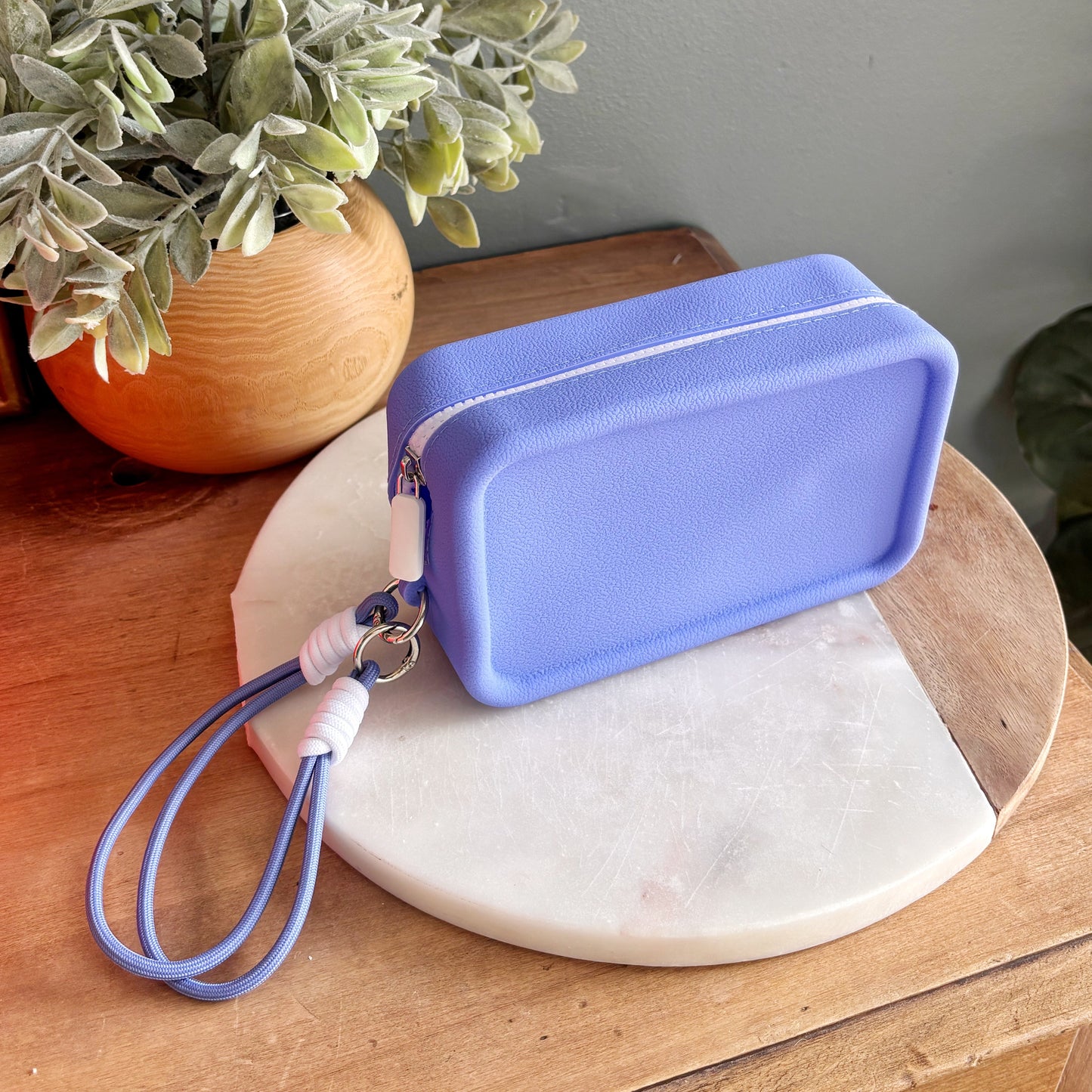 Silicone Cosmetic Pouch - Periwinkle