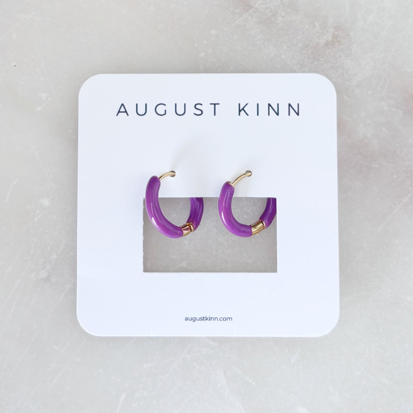 Alpen Earrings - Purple