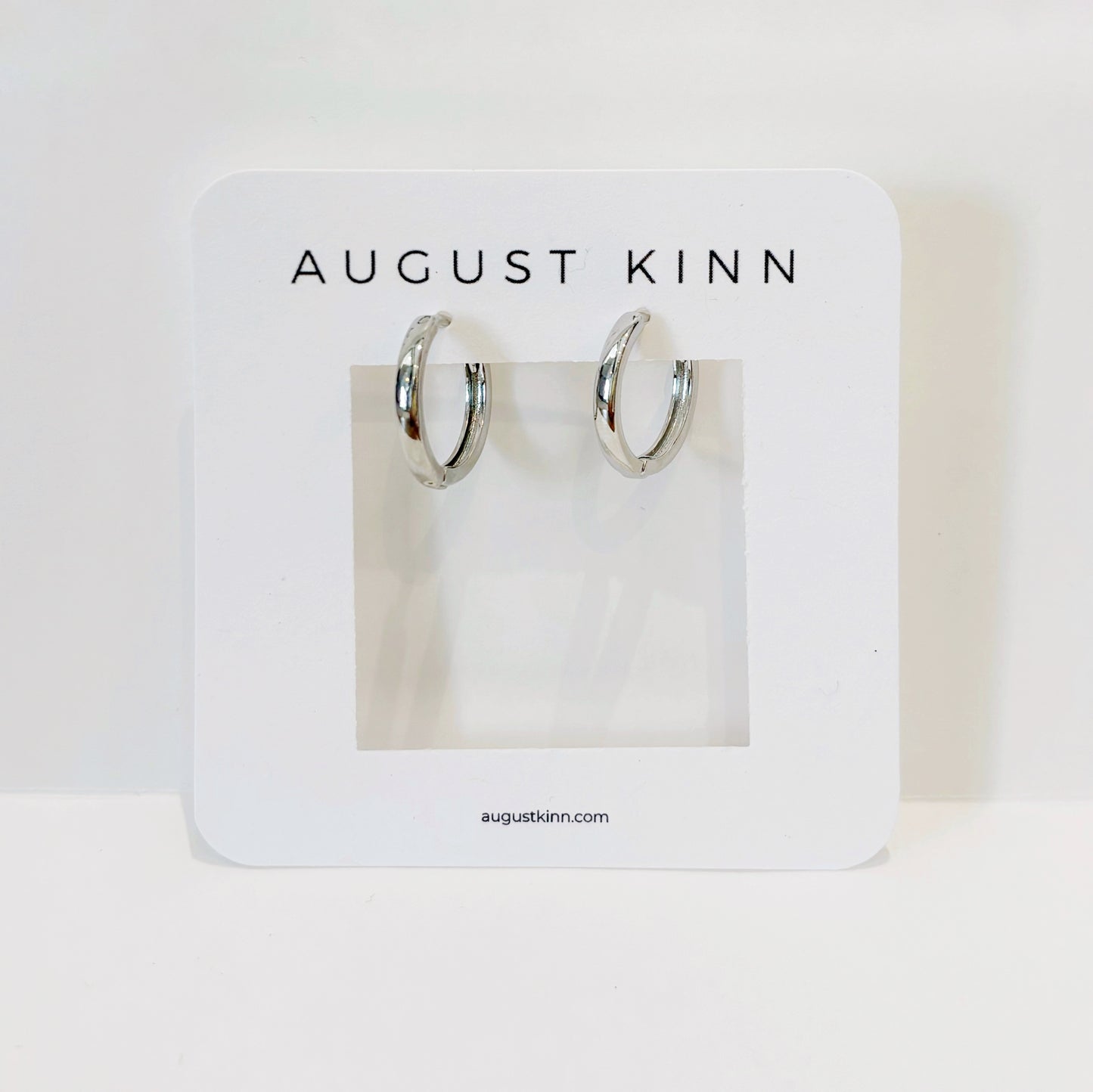 Silver Hoops - Small