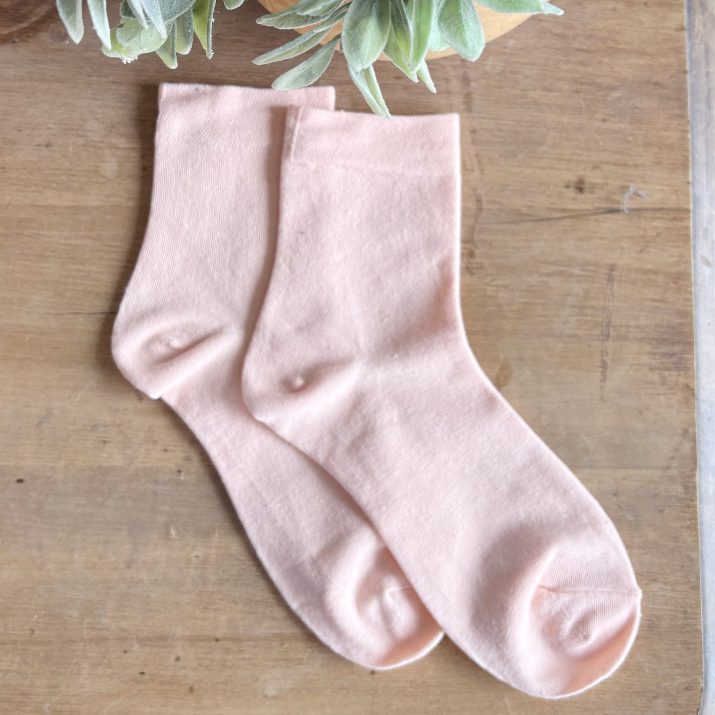 Cotton Socks - Peach