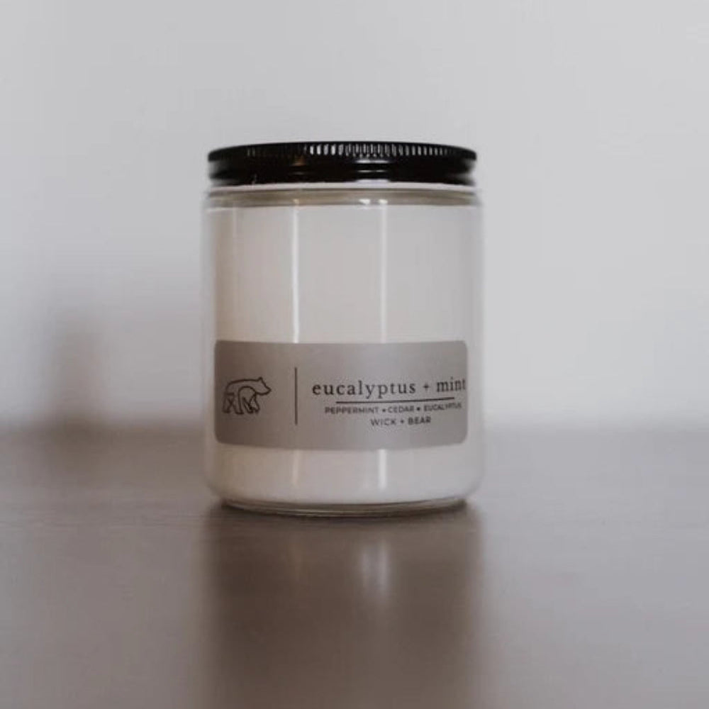 Soy Candle - Eucalyptus + Mint
