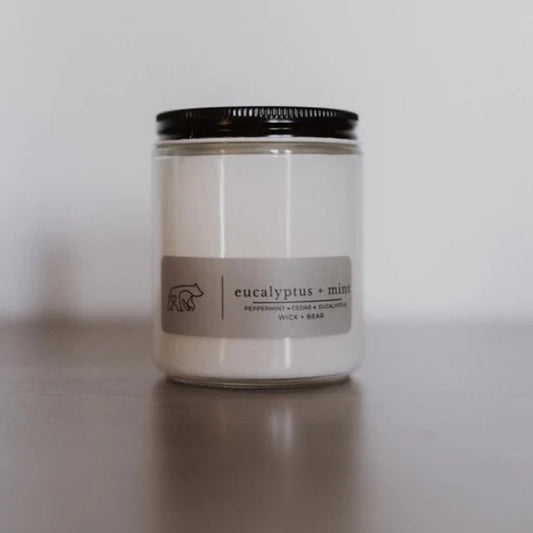 Soy Candle - Eucalyptus + Mint