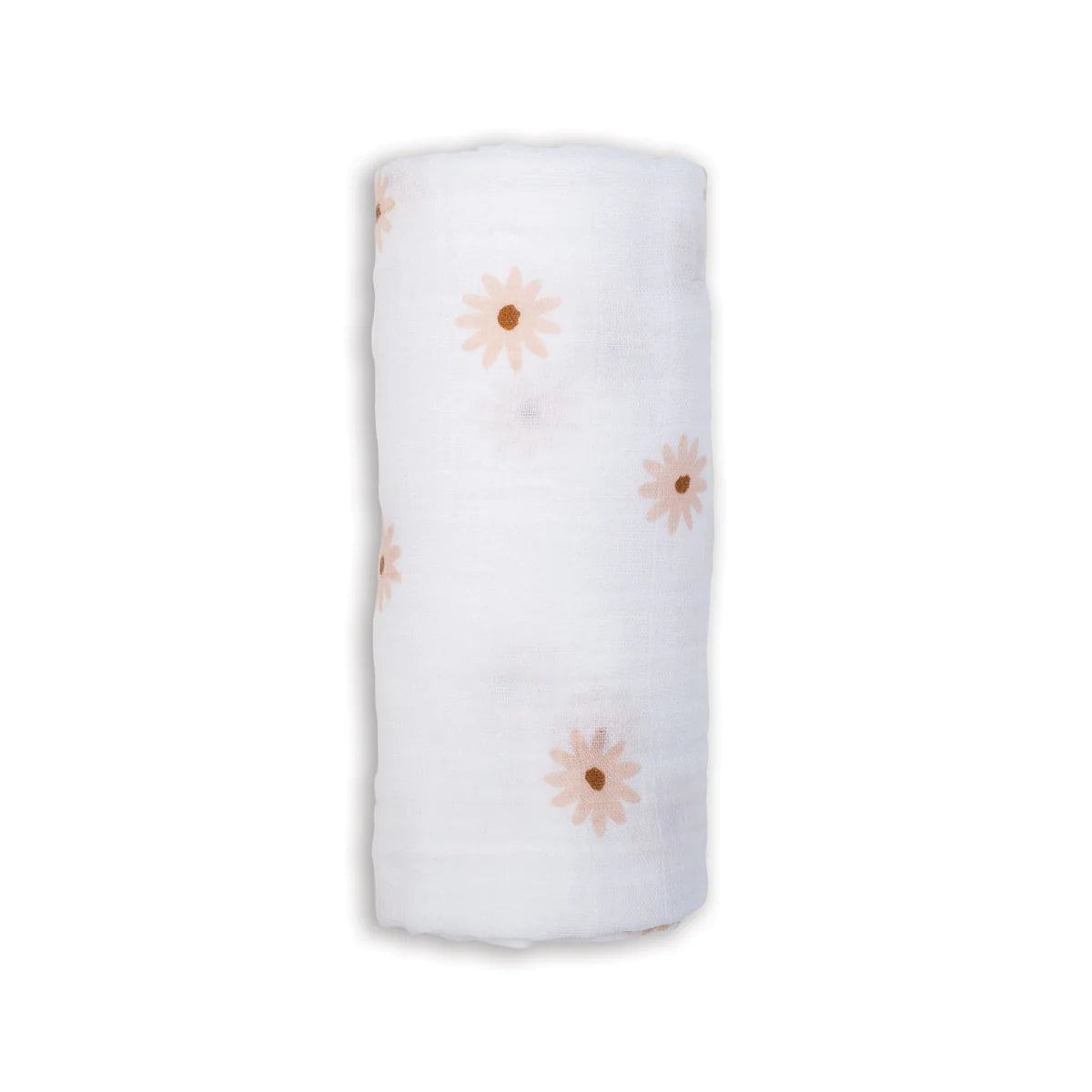 Cotton Muslin Swaddle - Daisies