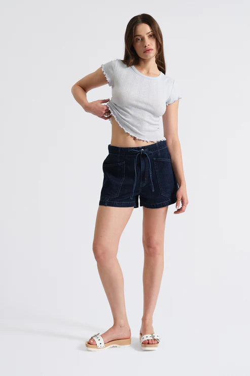 Catalina Drawstring Short - Blue Mood