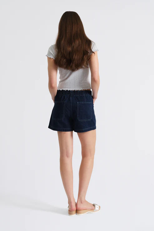 Catalina Drawstring Short - Blue Mood