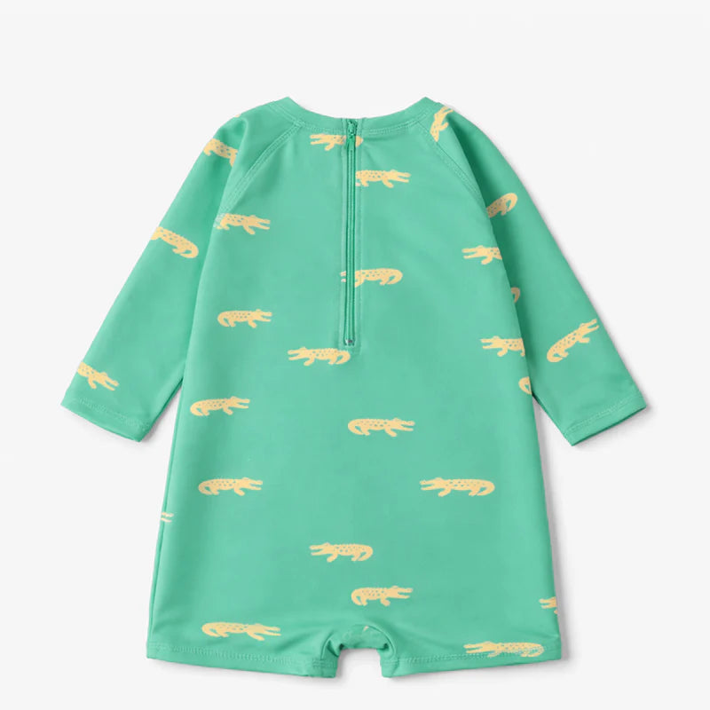 Rashguard Bathing Suit - Crocodiles
