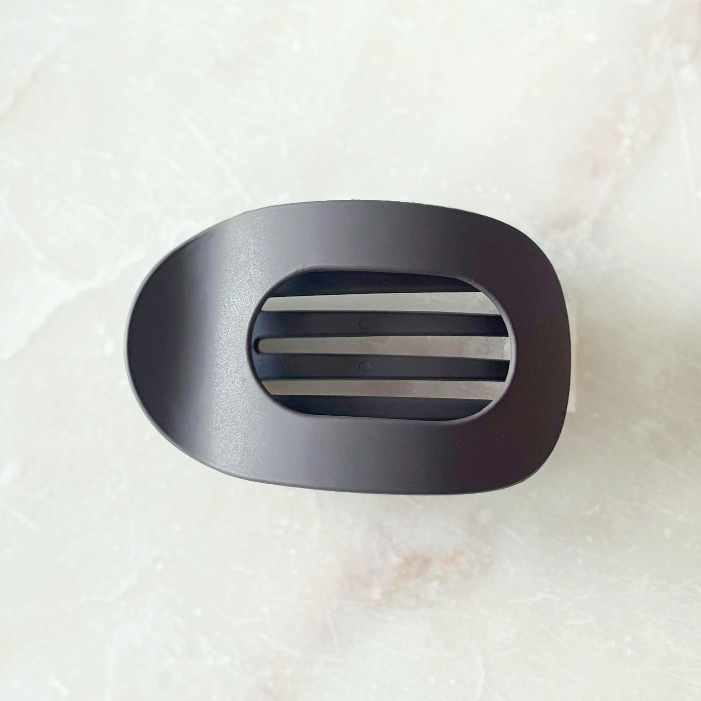 Matte Flat Hair Clip - Chocolate