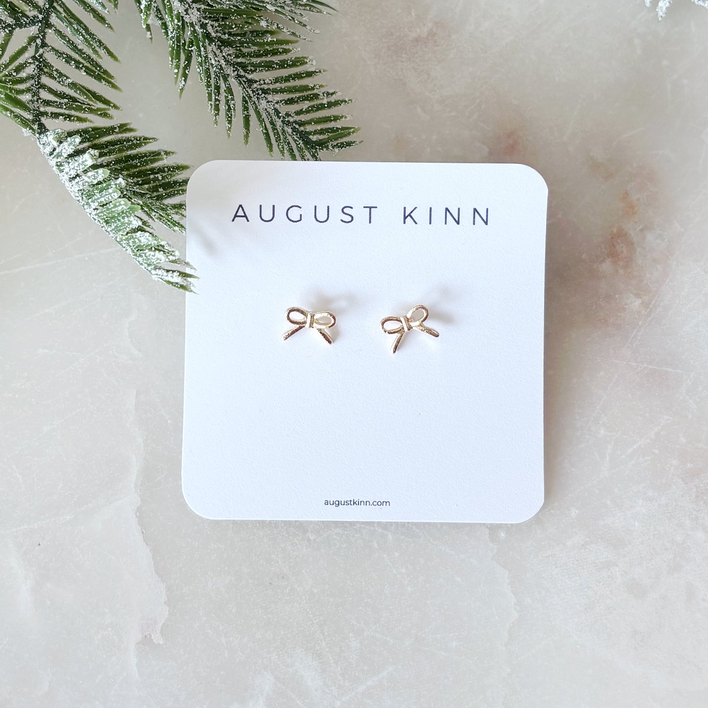 Stud Earrings - Dainty Bow