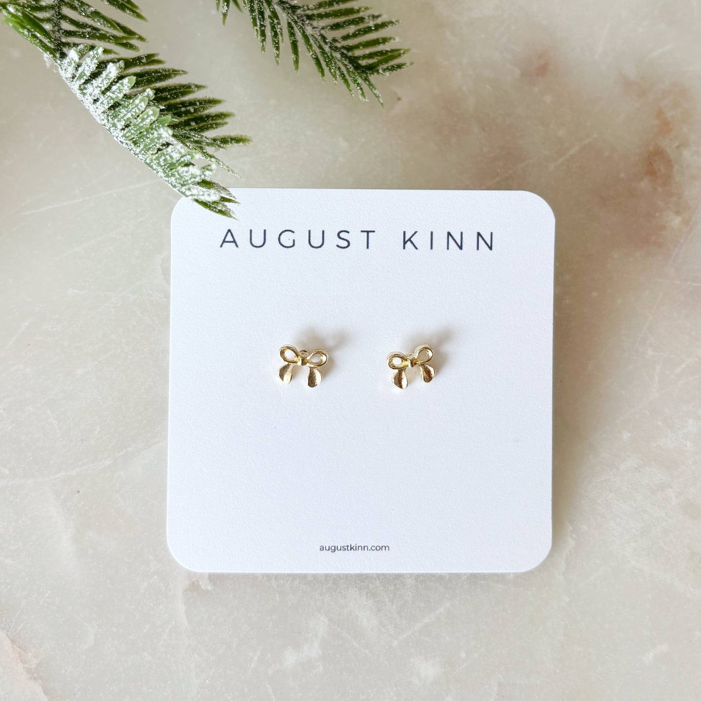 Stud Earrings - Classic Bow