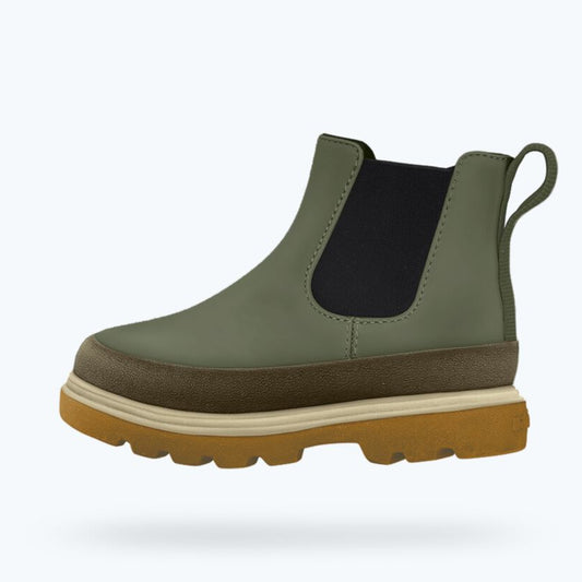 Kensington Pull On Boot - Olivine Green/Mash Brown/Bone White