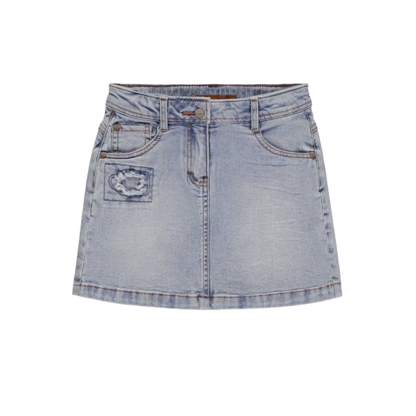 Denim Skirt - Light Blue