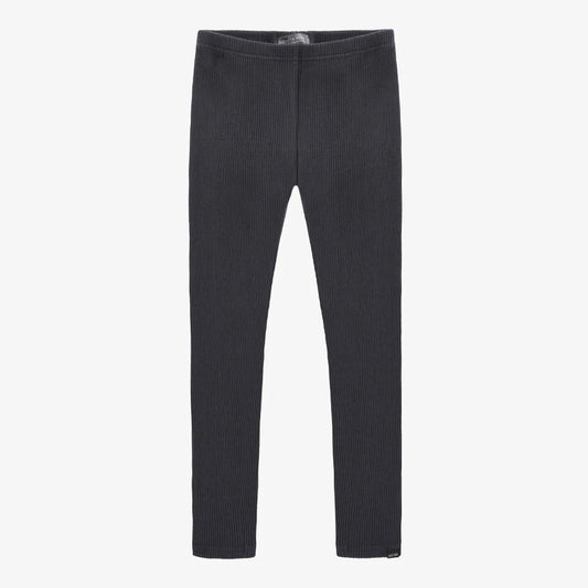 Rib Knit Legging - Black