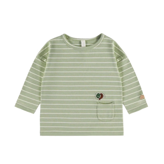 Longsleeve T-shirt - Sage Stripe