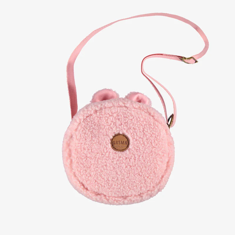 Pink Sherpa Bunny Purse