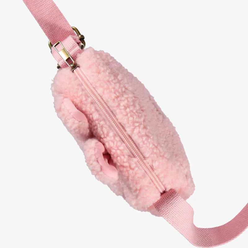 Pink Sherpa Bunny Purse