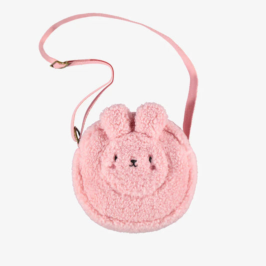 Pink Sherpa Bunny Purse