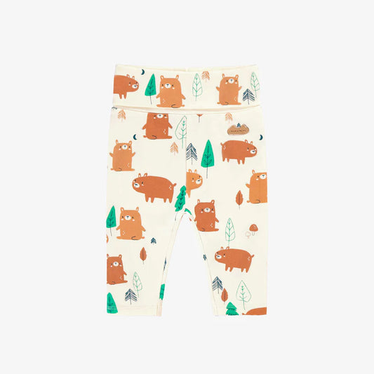 Cream Pants - Forest Animals