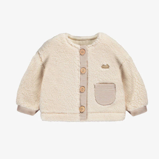 Baby Sherpa Jacket - Cream