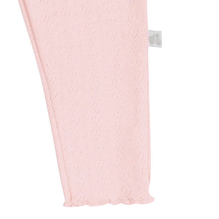 Pointelle Pants - Pink