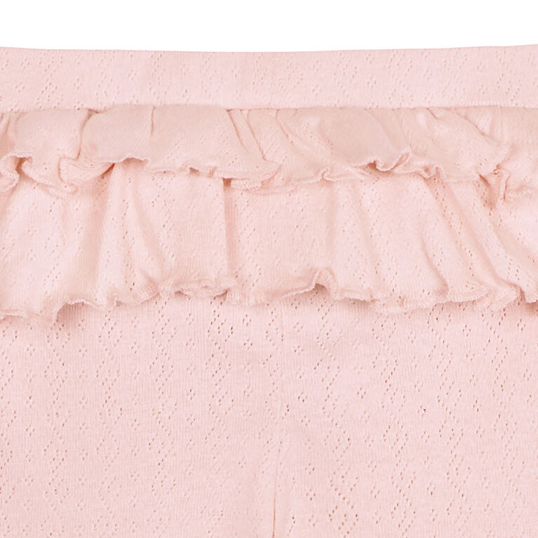 Pointelle Pants - Pink