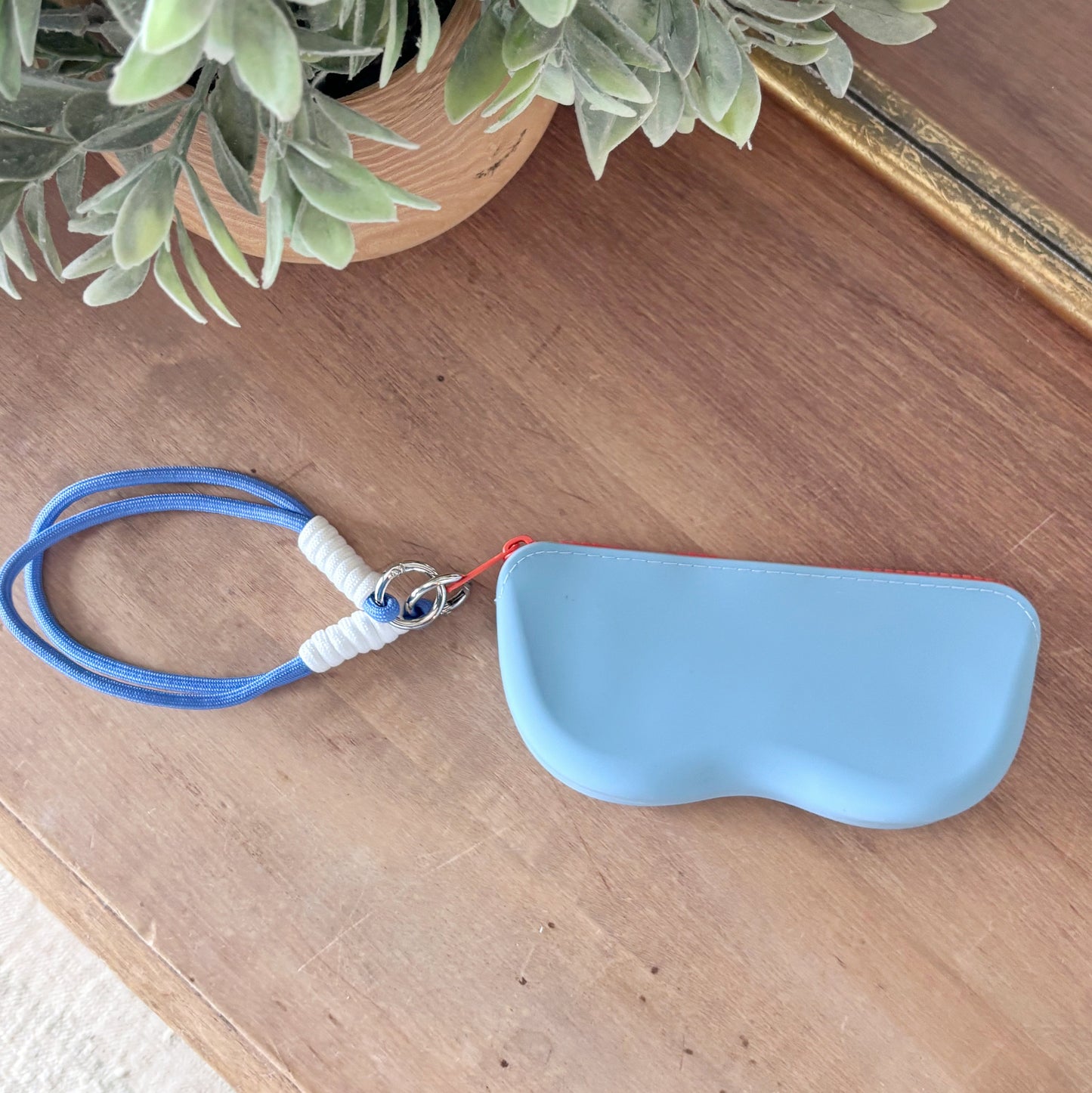Silicone Sunglass Case - Blue