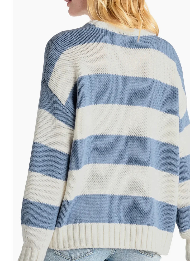 Lexington Sweater - Blue Stripe