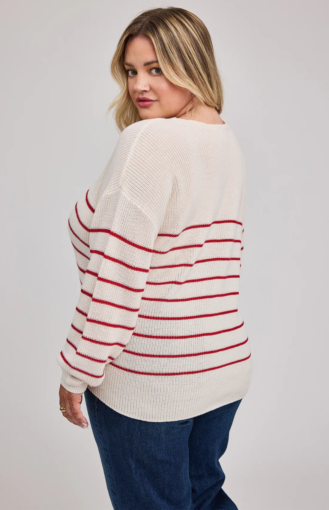 Tucker Sweater - Red Stripe