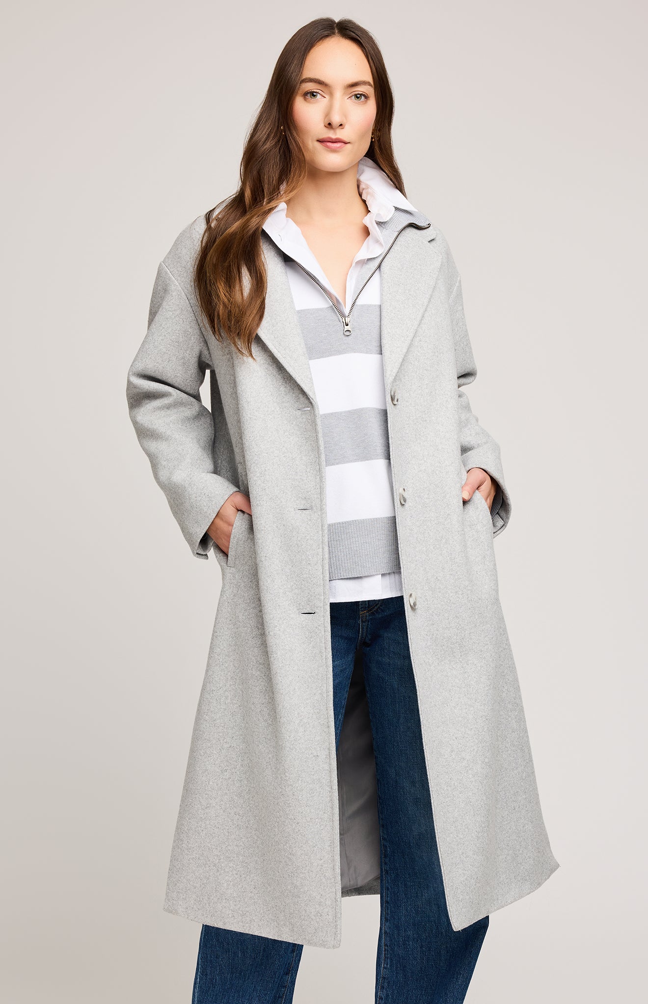 Agatha Coat - Heather Grey