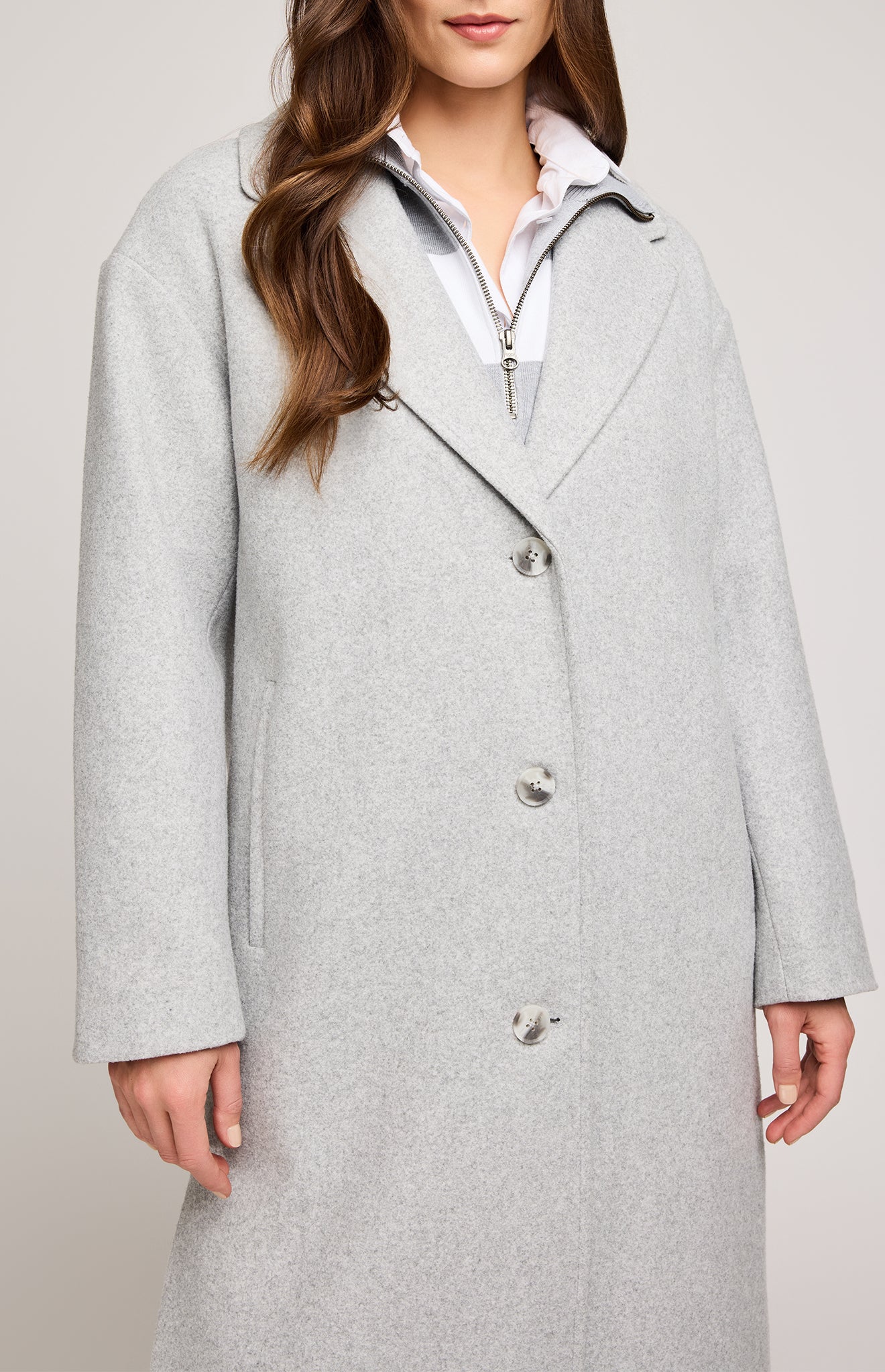 Agatha Coat - Heather Grey