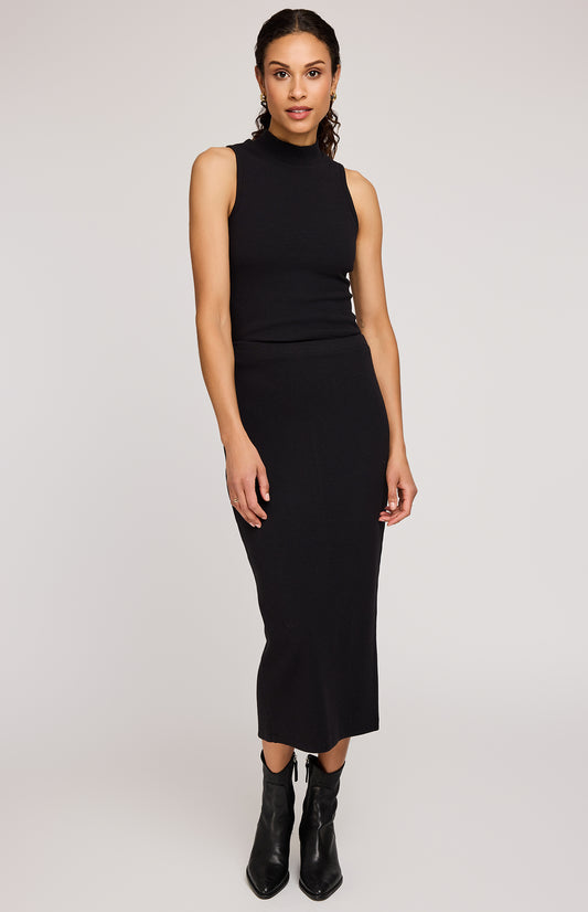 Catalina Midi Skirt - Black