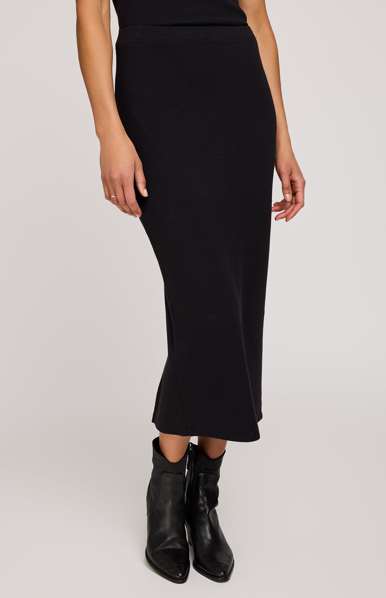 Catalina Midi Skirt - Black