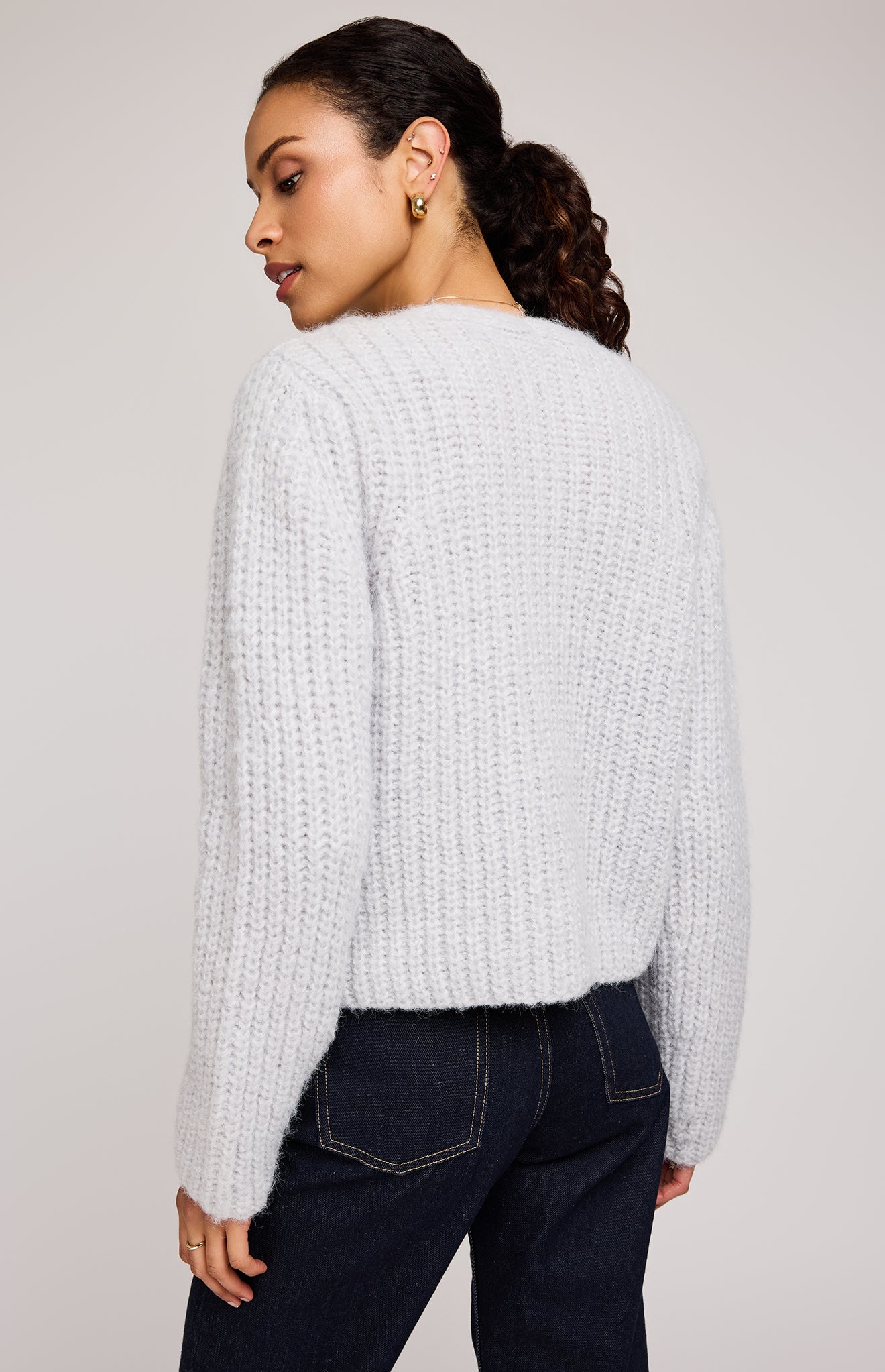 Melanie Cardigan - Heather Grey