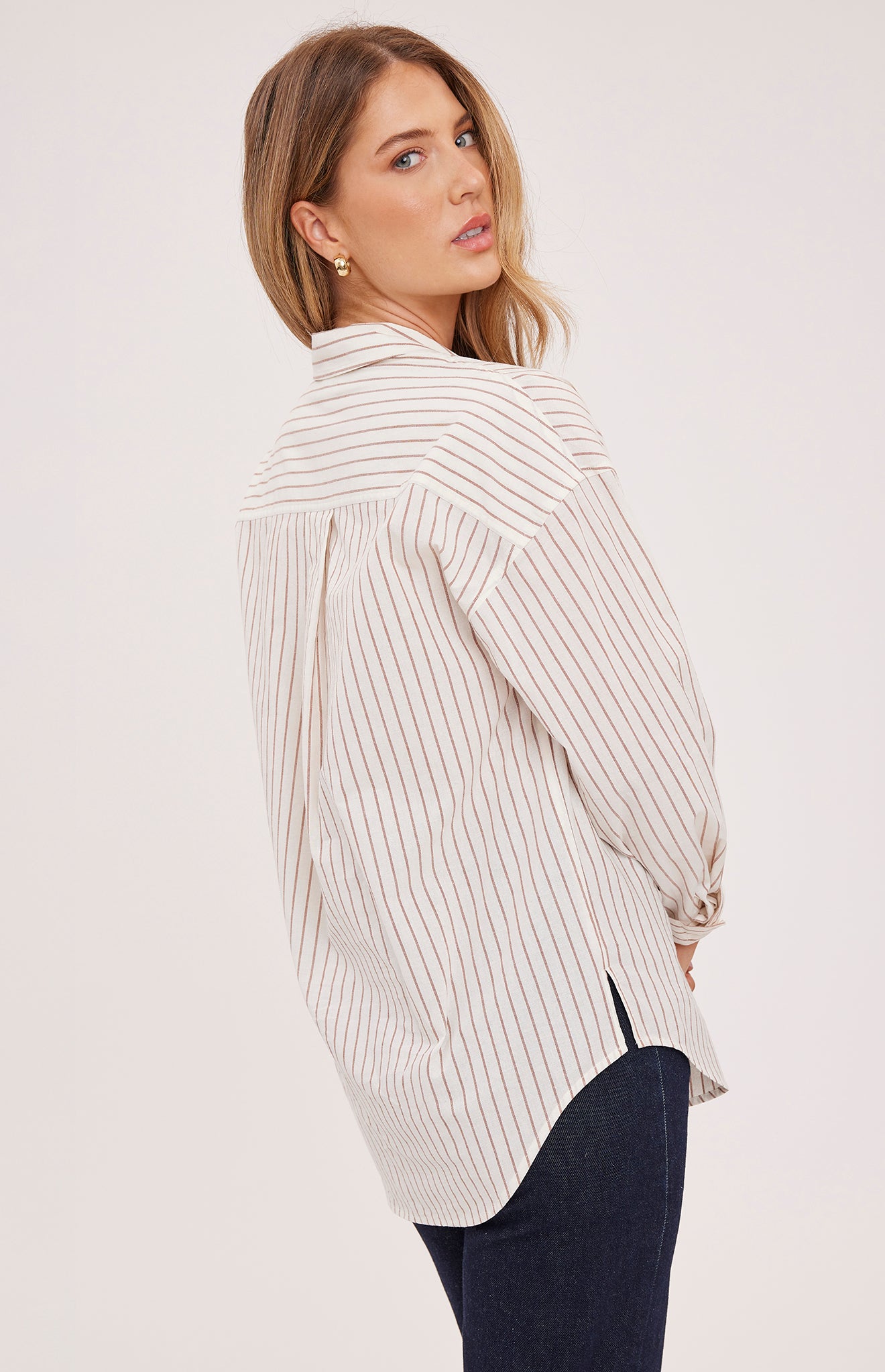 Orlando Shirt - Cream Stripe