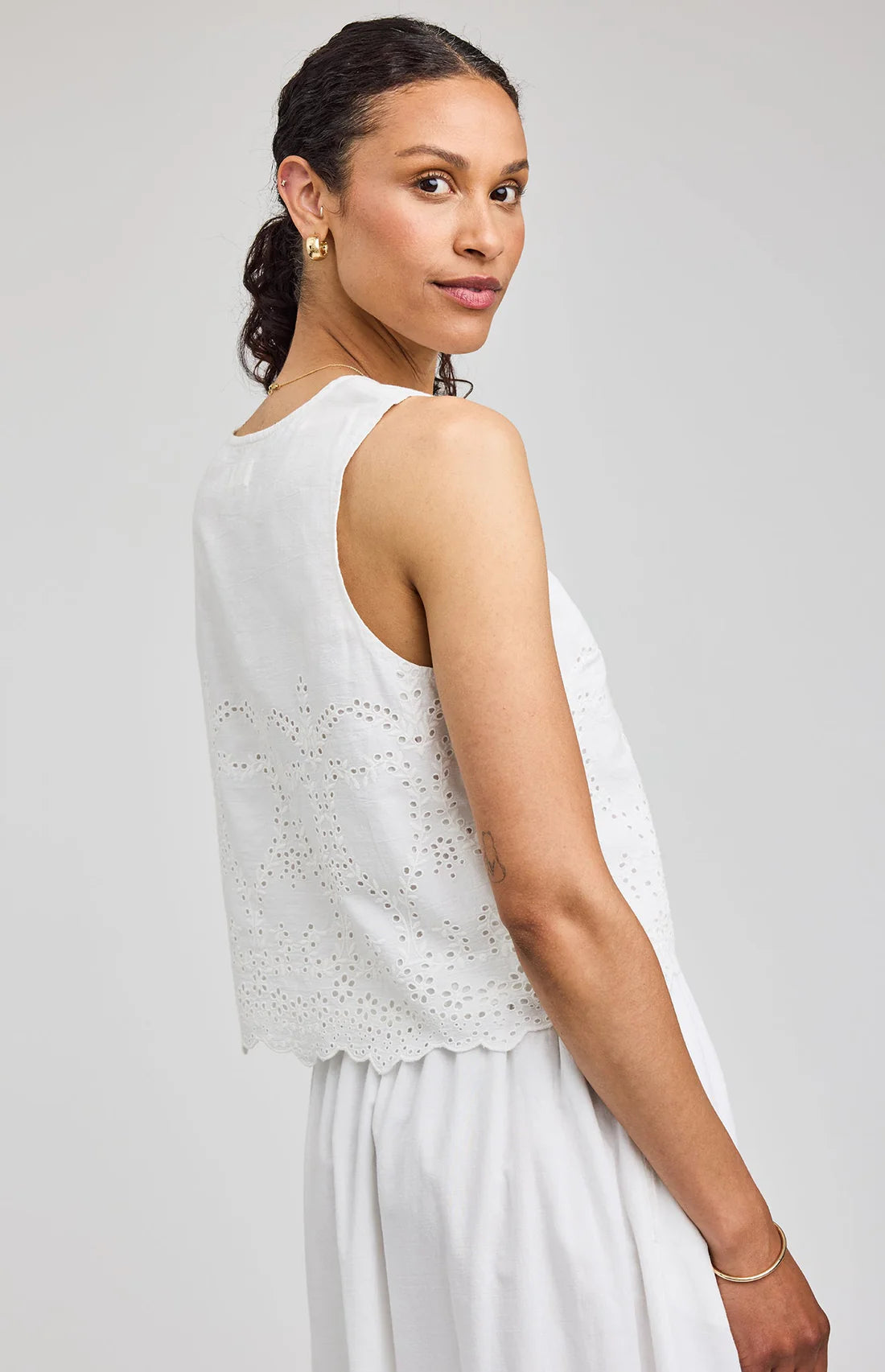 Rhea Tank - White
