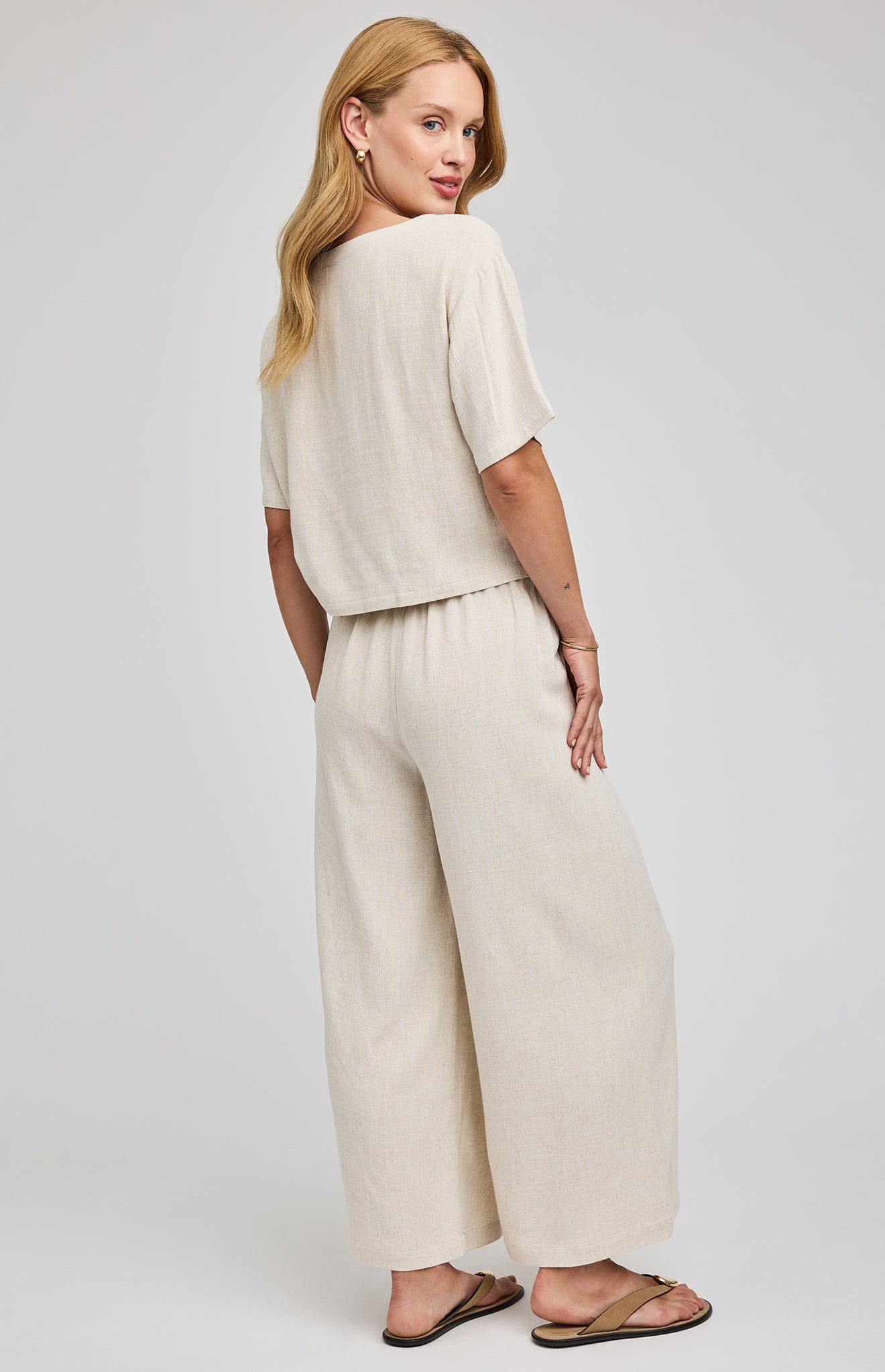 Arlo Pants - Linen Beige