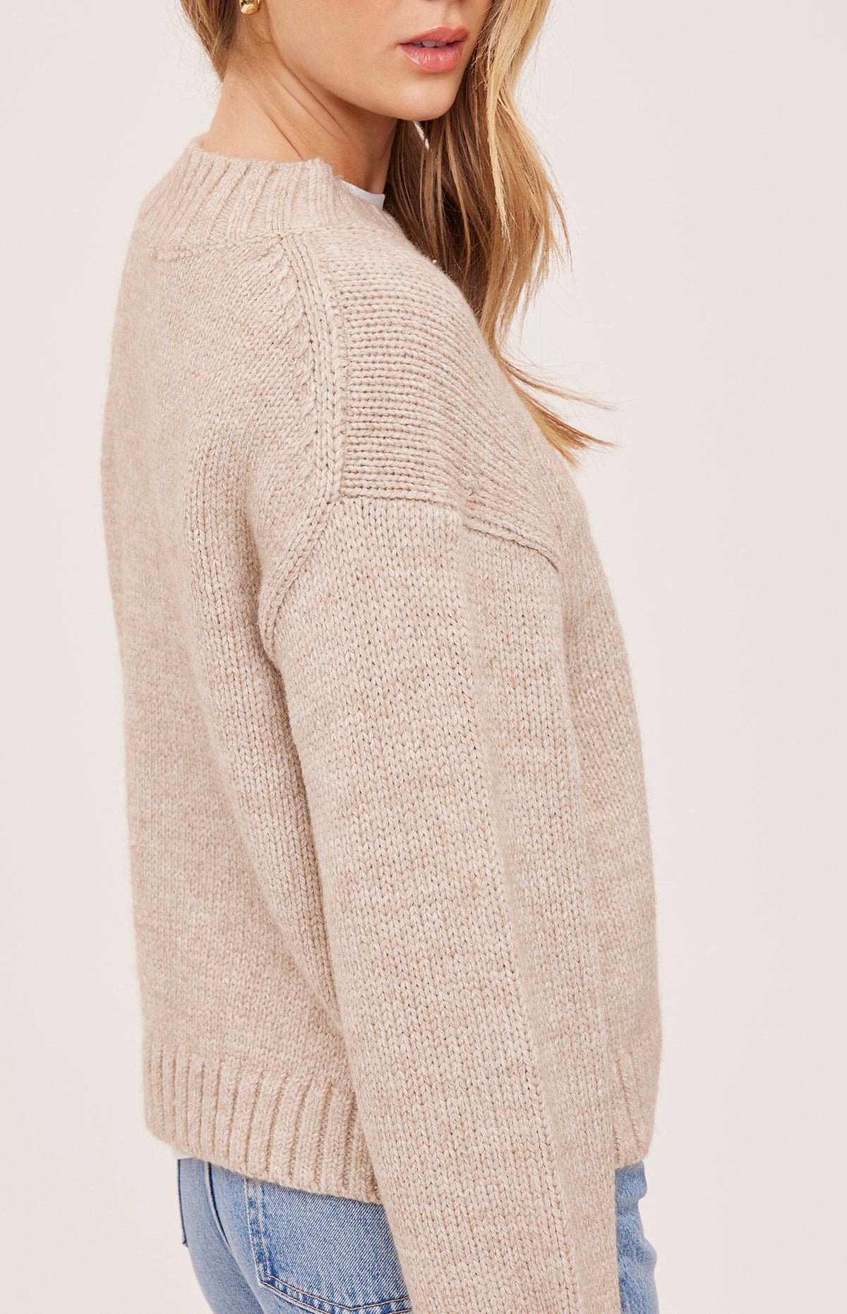 Tova Sweater - Heather Pebble