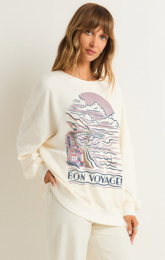 Bon Voyage Sunday Sweatshirt