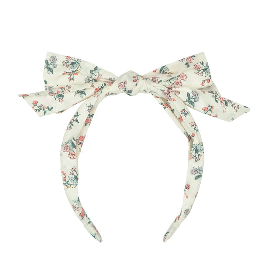 Double Bow Headband - Flora
