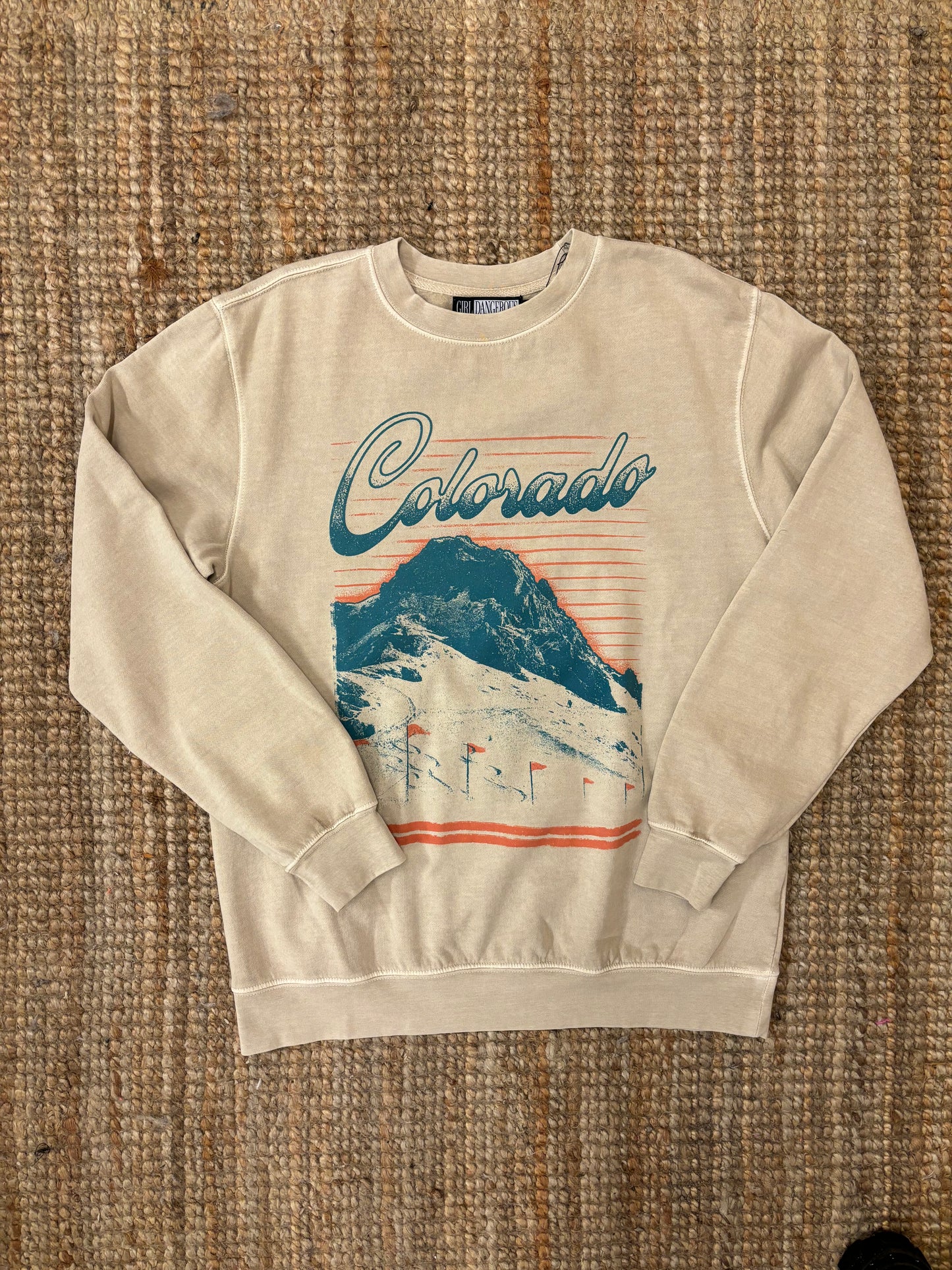 Oversized Crewneck Sweater - Colorado