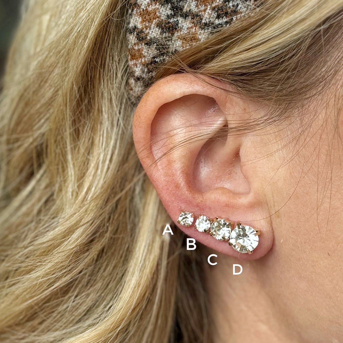 Stud Earrings - Bling