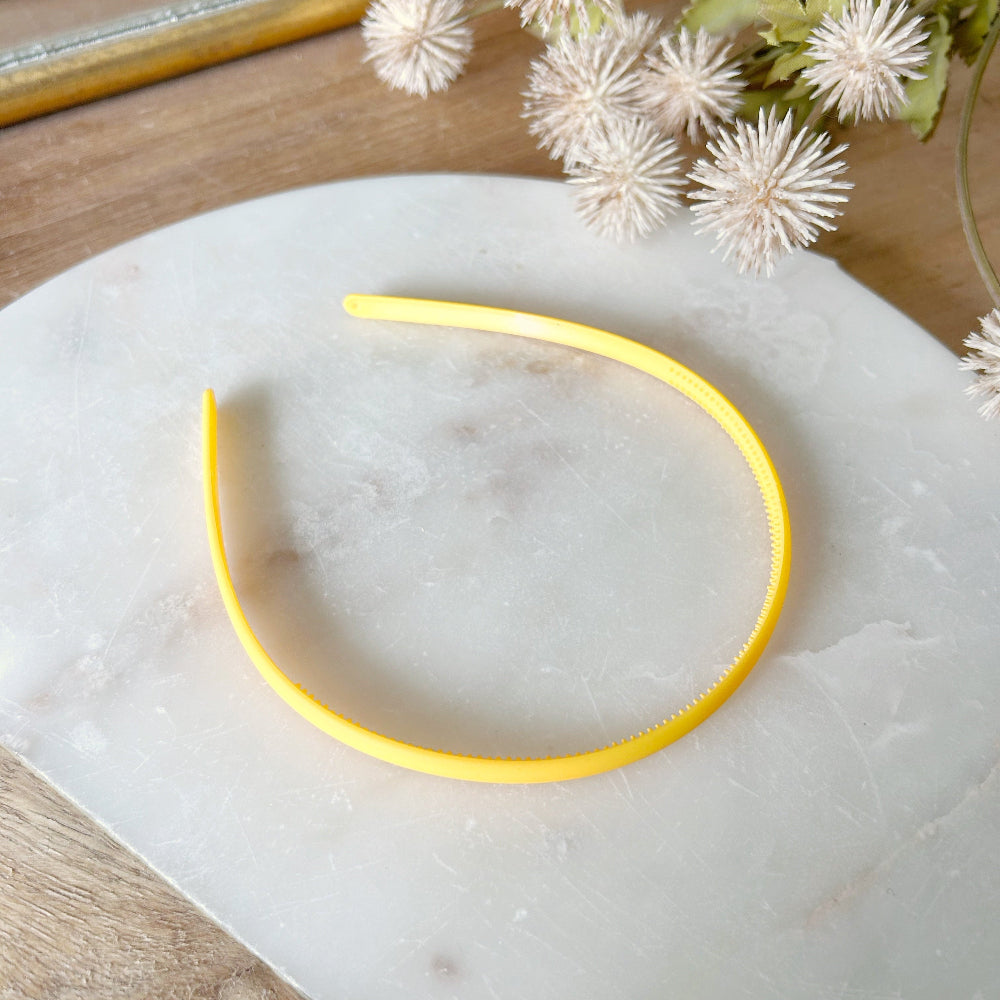 Matte Headband - Sunset Yellow